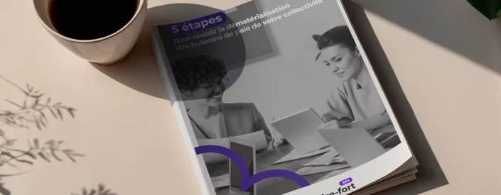 Visuel du guide Réussir la dématérialisation des bulletins de paie