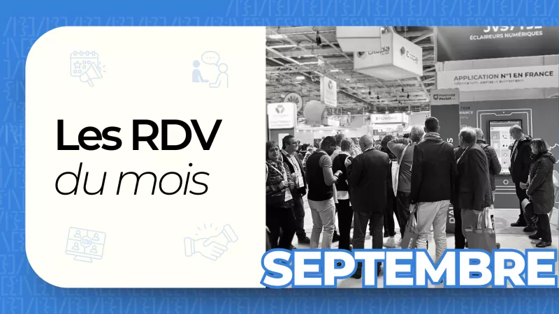 Les RDV du mois - Septembre 2026 - Groupe JVS